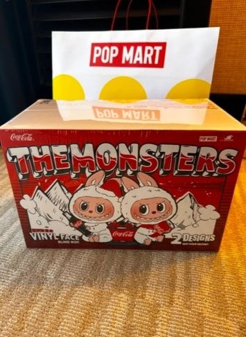 Zestaw box 6szt labubu breloczki coca cola blind box pop mart oryginał