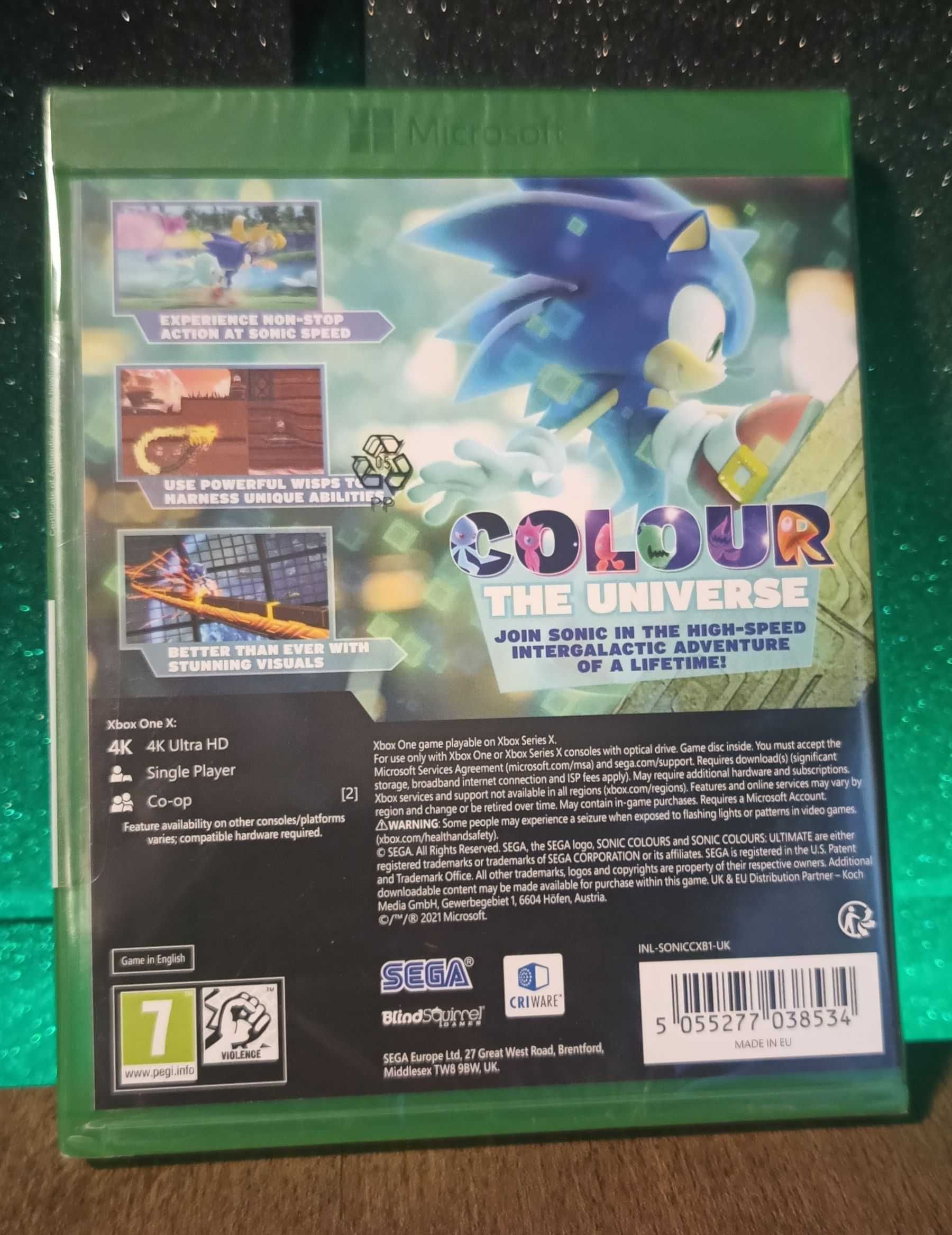 Sonic Colours Ultimate Xbox One S / Series X - super gra dla dzieci