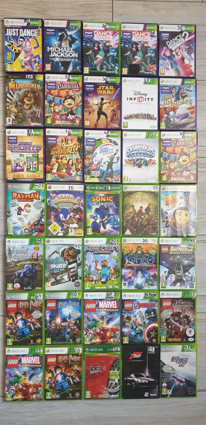 Gry xbox 360 różne gry opis