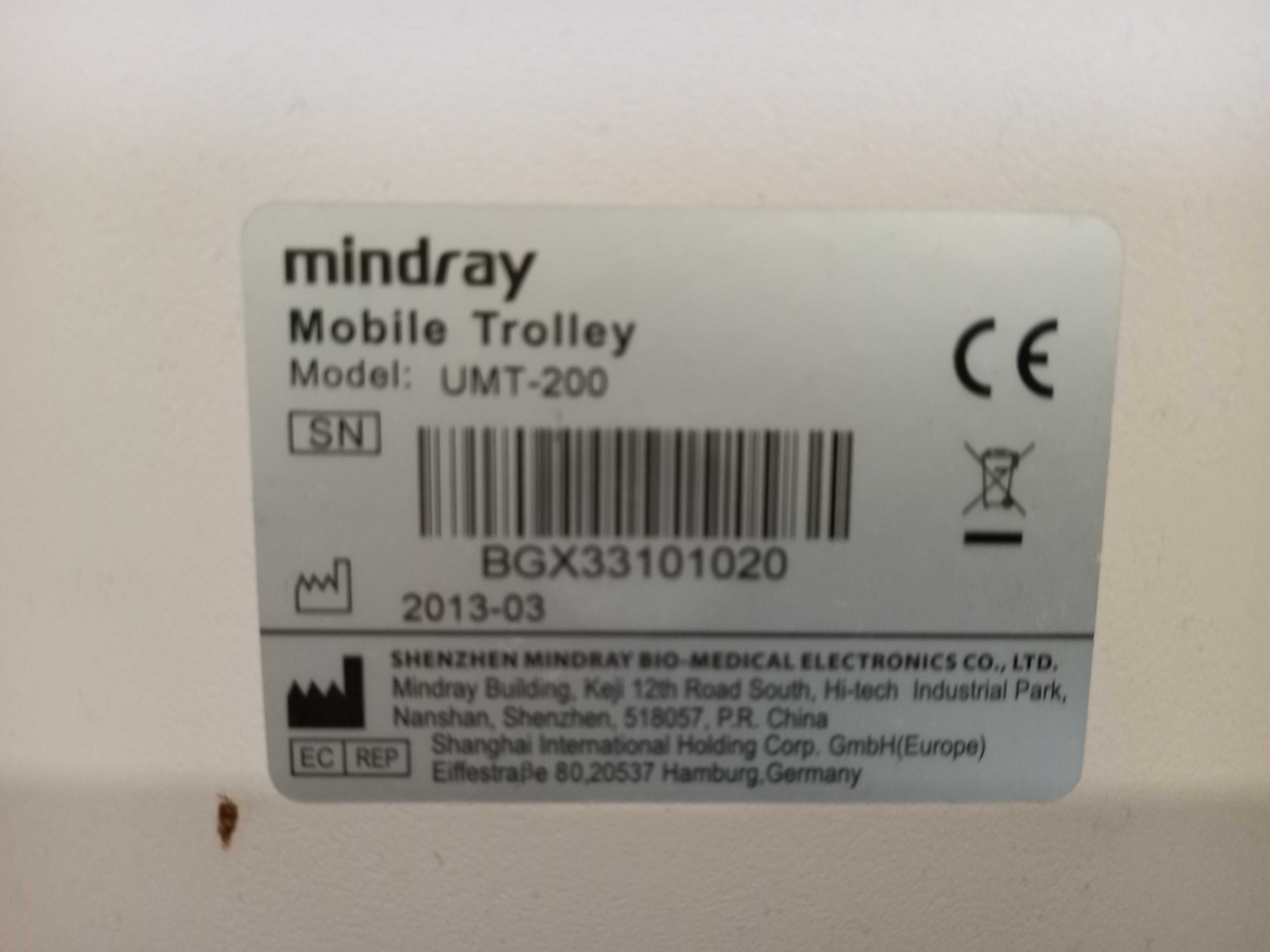 Suporte para ecógrafo portátil - Troley Mindray UMT-200