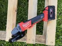 szlifierka kątowa MILWAUKEE M18 CAG125XPDB + aku 4Ah stan BDB