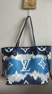 Torebka LV Louis Vuitton shopper, niebieska