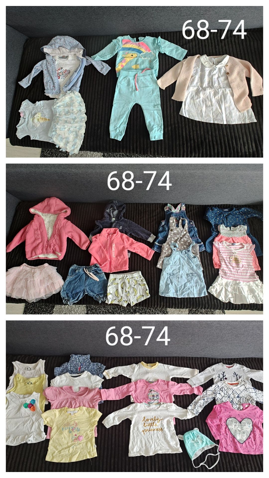 Ubranka dla dziewczynki (rozmiar od 56 -110)