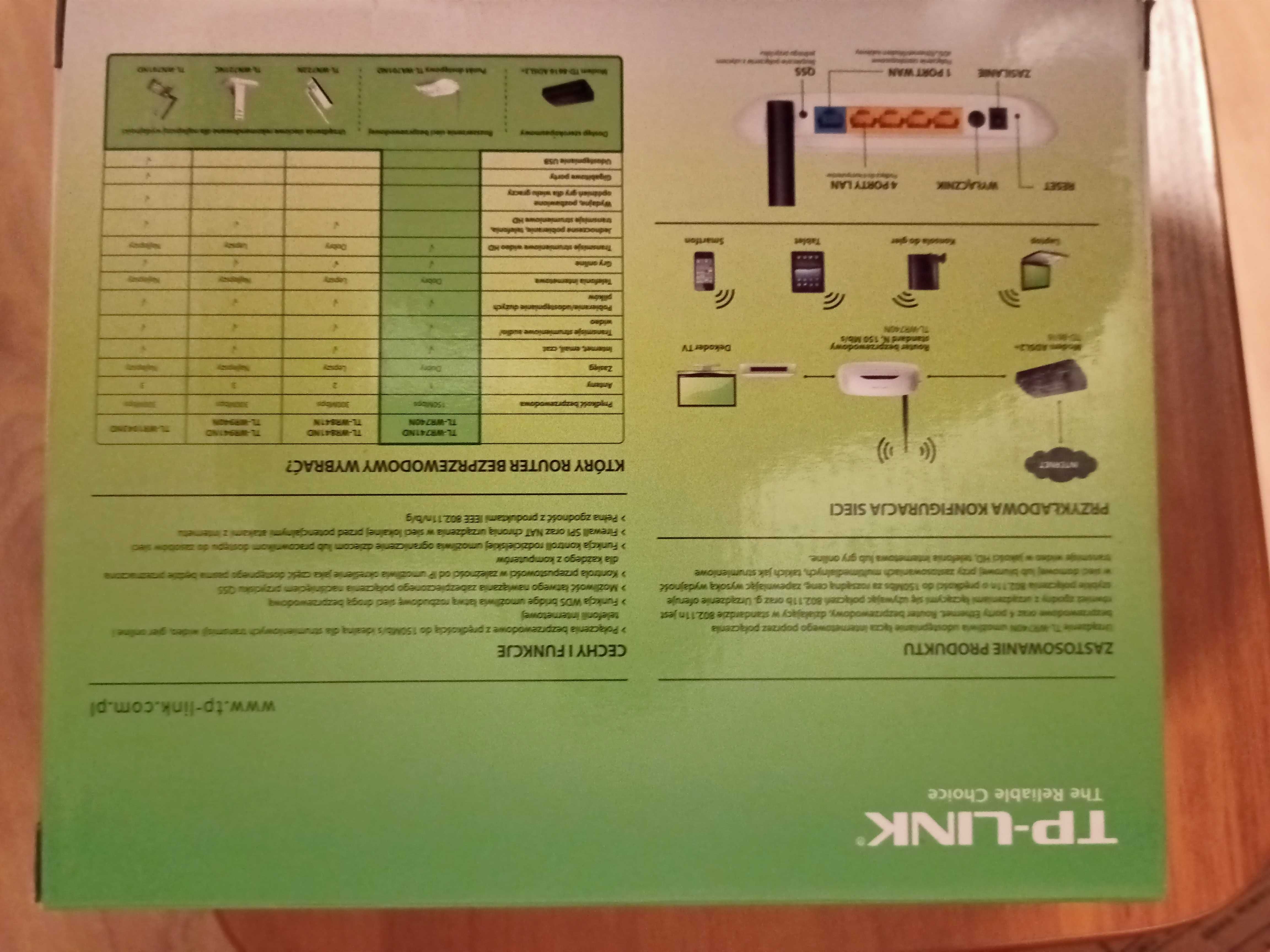 Router bezprzewodowy TPLink