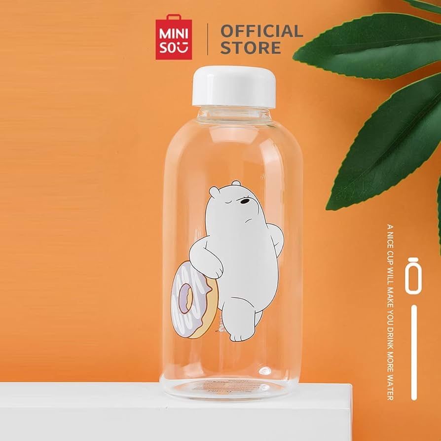 Бутылка 600 мл Miniso We Bare Bears