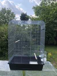 Nowa wyposażona duża klatka dla ptaków papug kanarka 55x35x75cm