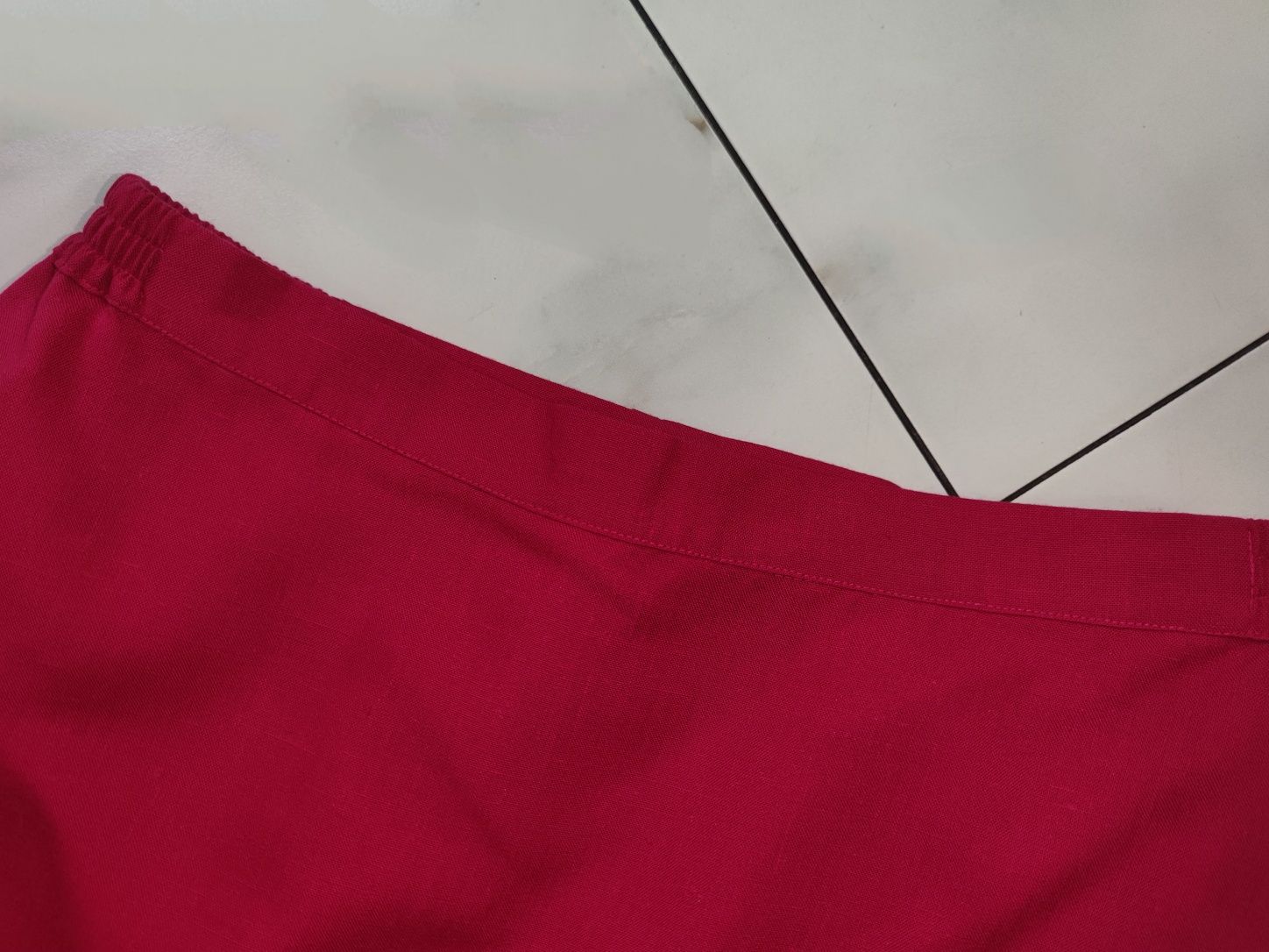 Классическая розовая женская юбка карандаш 52-54 (XL-XXL)