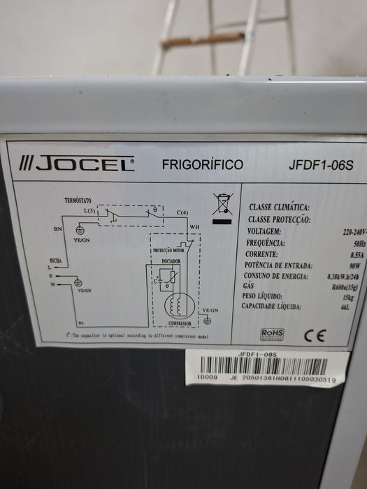Frigorifico Jocel 46 Litros
