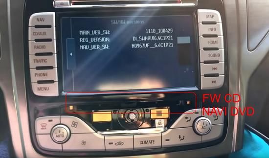 Русификация навигация FORD Lincoln MFD MCA SYNC1-2-3 F12 Blaupunkt NX