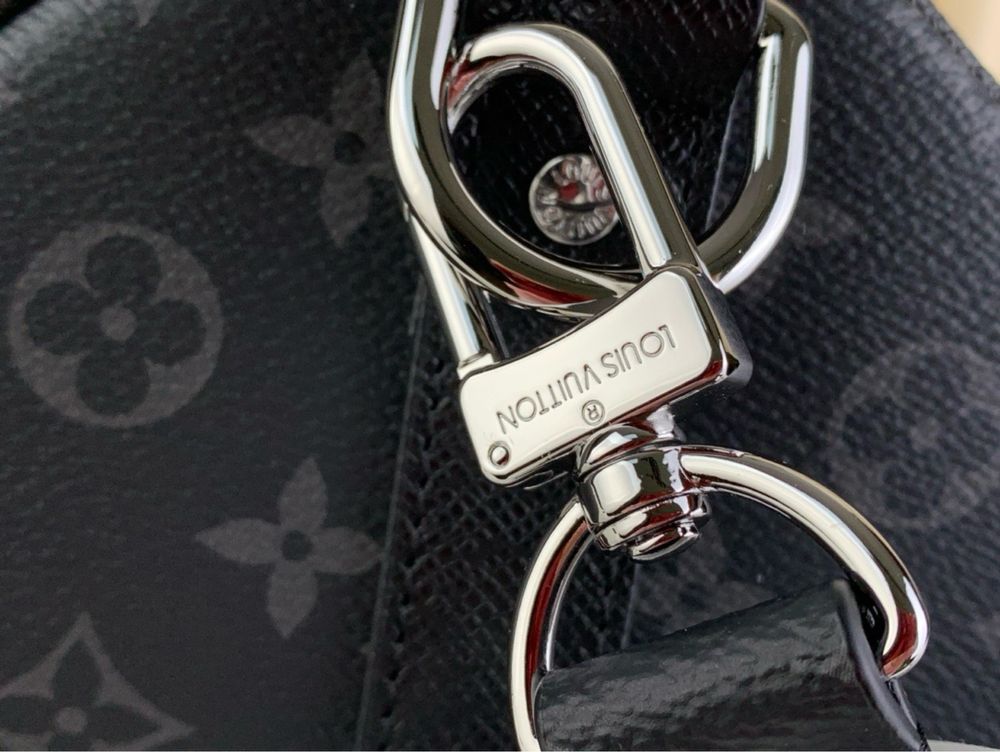 Louis Vuitton Keepall сумка мужская спортивная дорожная кожаная