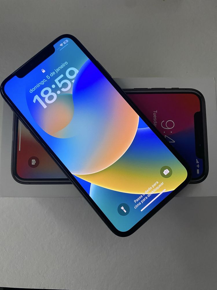 Iphone X 64 GB cinzento sideral