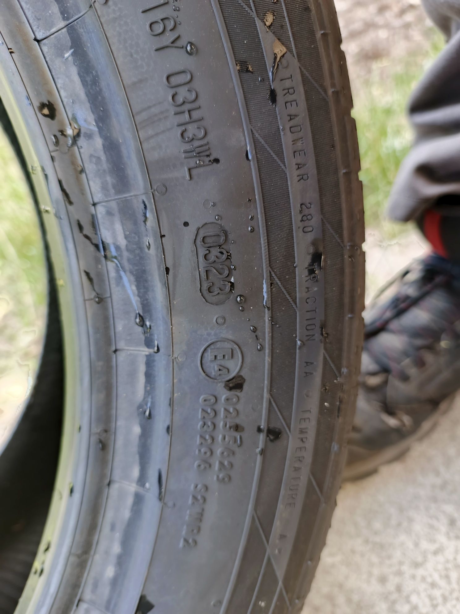 (C) Nowe opony letnie 255/45/17 Continental SSR RUN FLAT 2 sztuki 23r