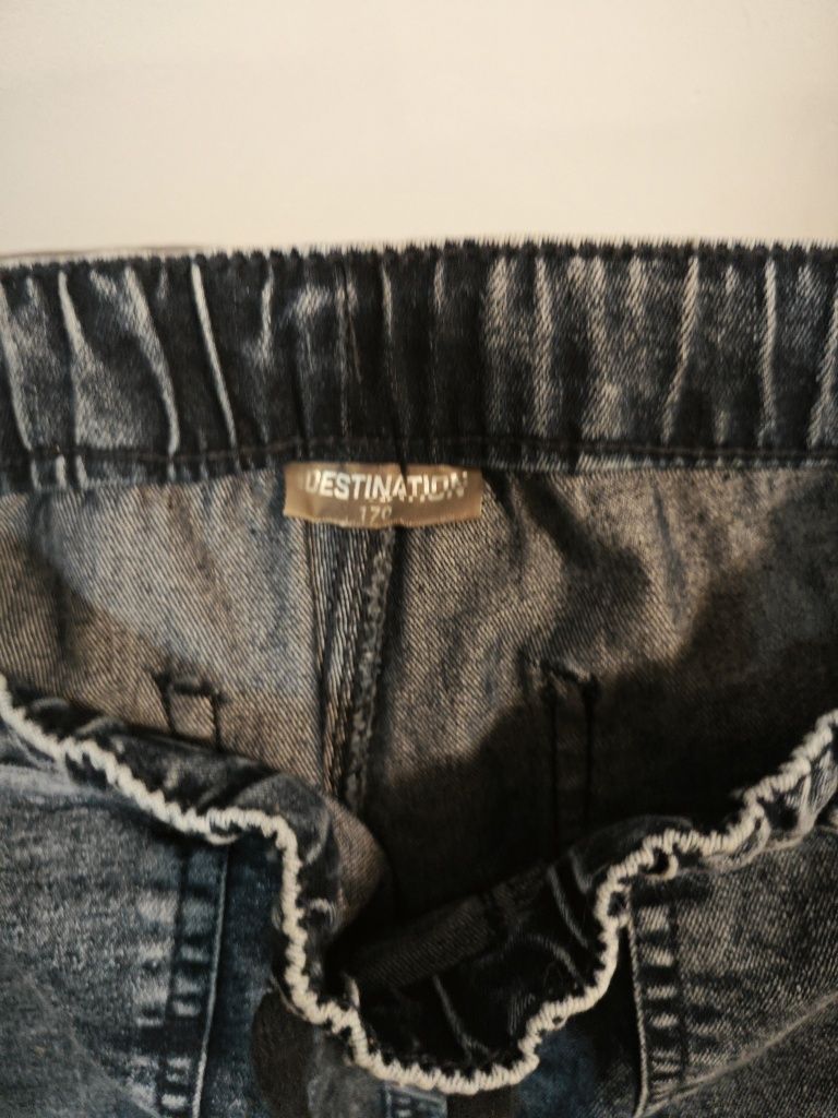 Spodnie jogger męskie, jeans, rozmiar 170