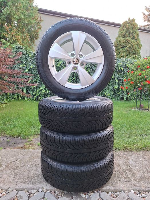 Oryginalne Koła Zimowe Skoda Octavia IV Alufelgi 205/60/R16