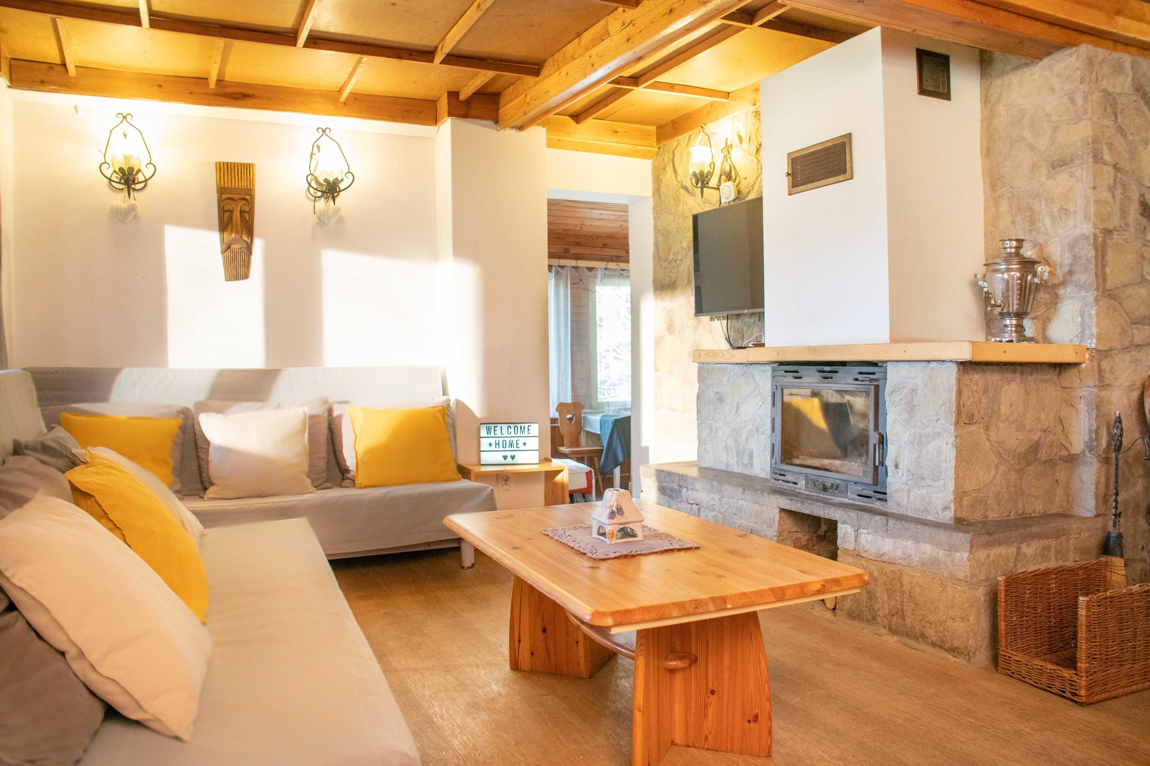 Dom w górach Beskidy • 15 osób • Jacuzzi, Sauna, Kominek, Cały obiekt