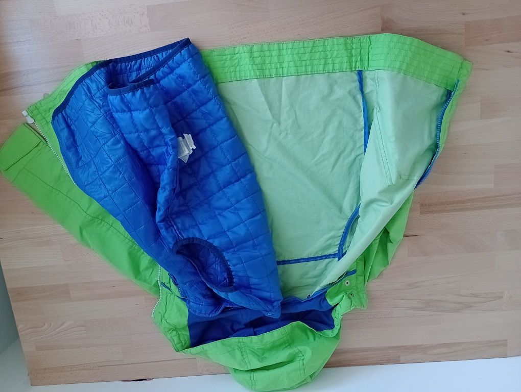 Kurtka wiosenno-jesienna 128 z odpinaną kamizelką pikowaną Coolclub