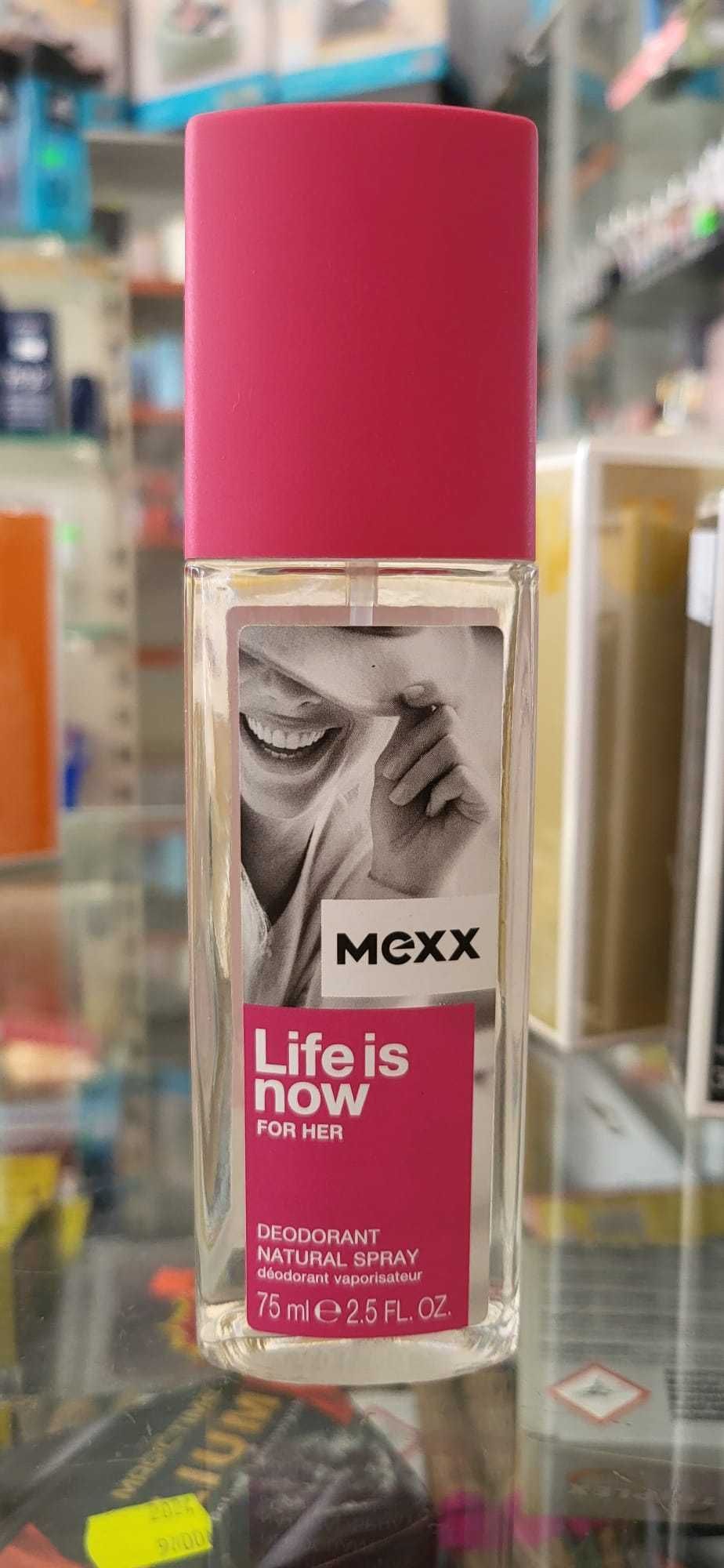 mexx life is now damskie dns deodorant w sprayu 75ml oryginał u tigera