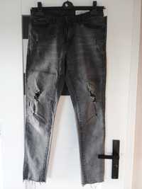 Spodnie jeans - czarne - roz. 40 -