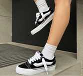 Кросівки Vans Knu Skool, Ванси в чорному кольорі