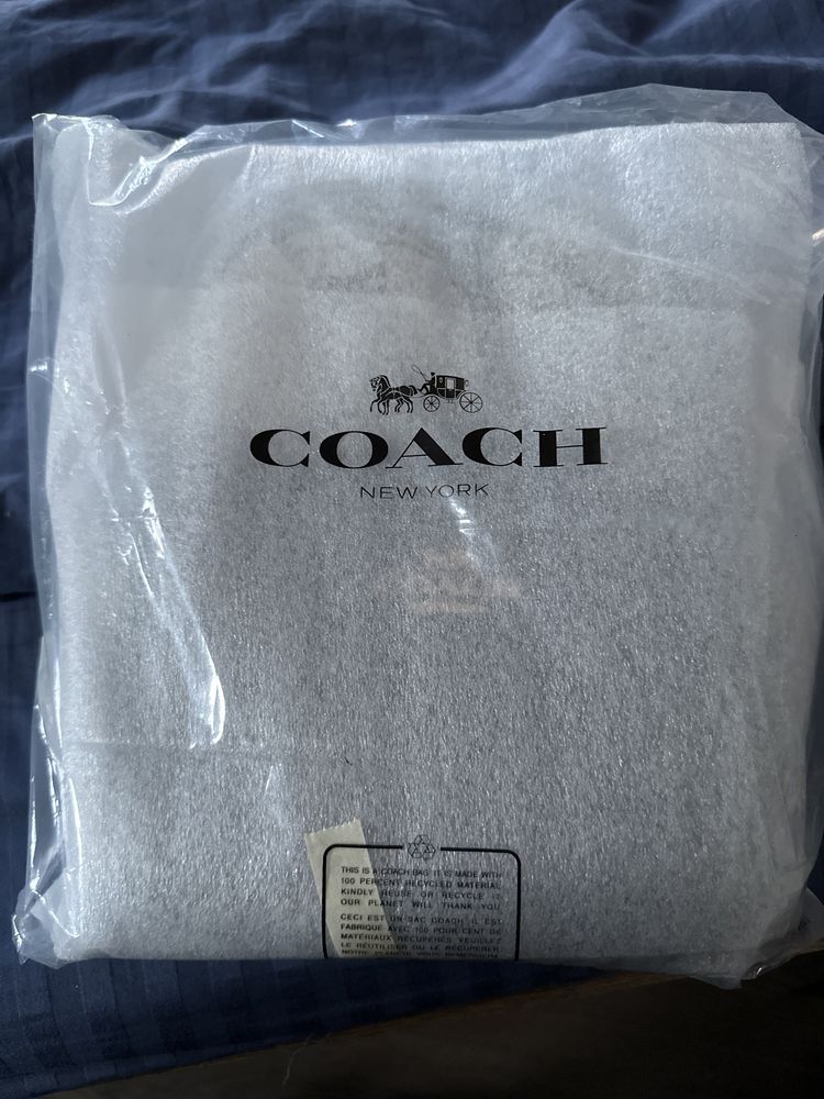 сумка Coach, шкіра