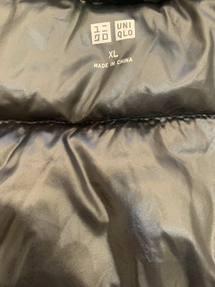 Ультратонкий пуховик Uniqlo, р. XL