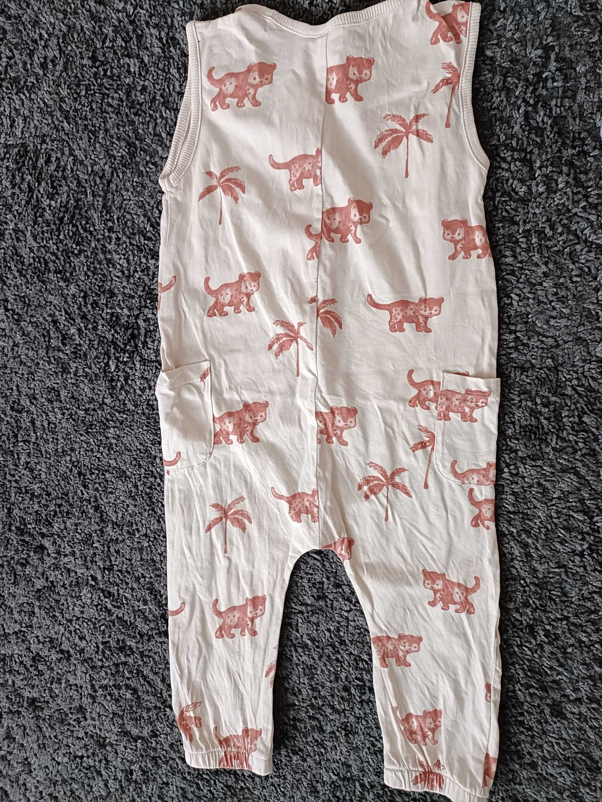 Strój w małpki, kombinezon na ramiączka H&M 86