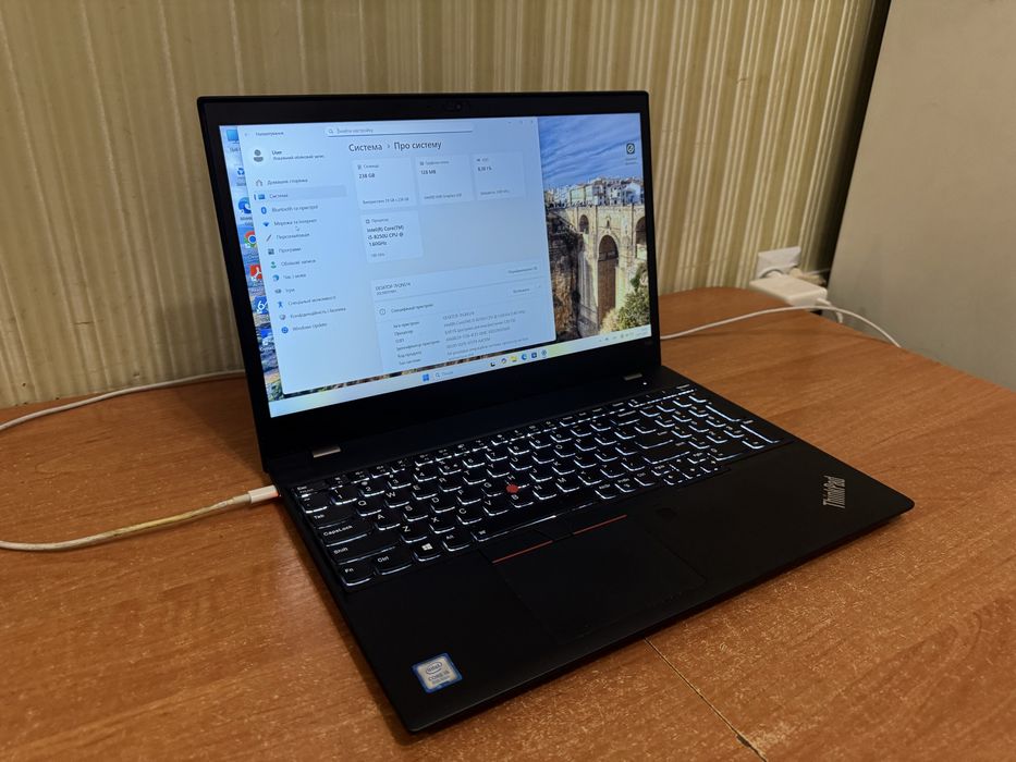 Ноутбук Lenovo ThinkPad T580 core i5 8gen fulhd ips