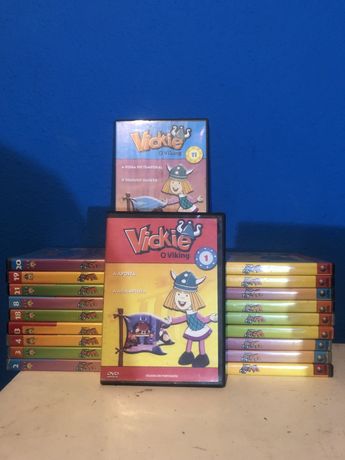 Coleção VHS DVDS Vickie o Viking