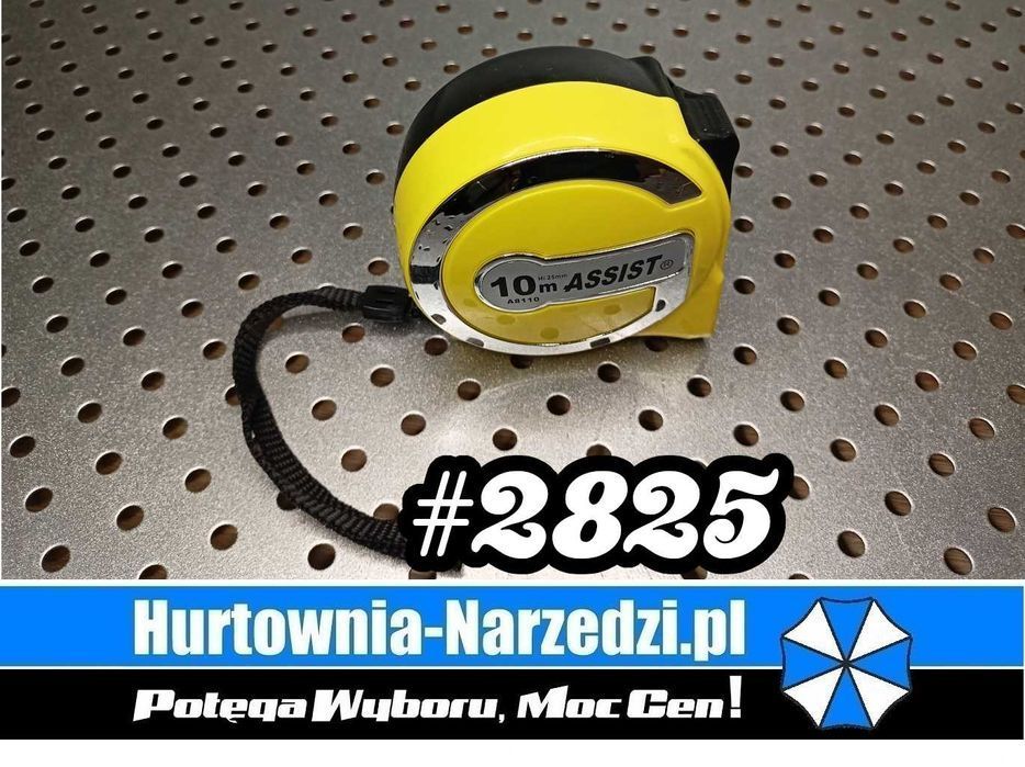 Miara zwijana 10m x 19mm GR.0,14mm Taśma miernicza miarka miara 10m
