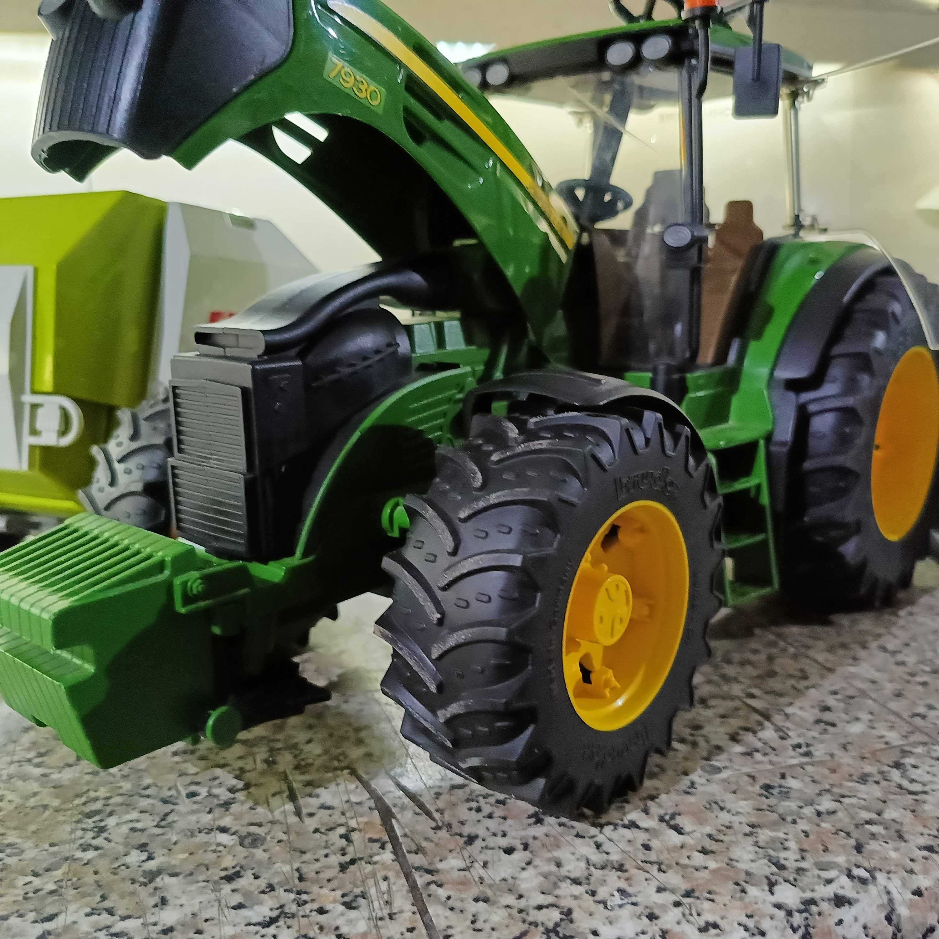 Bruder zestaw traktor dwie przyczepy