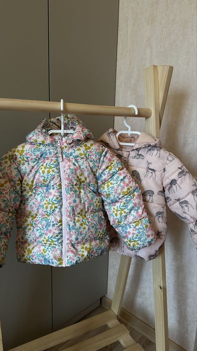 Куртка для дівчинки на флісі HM, TU  (хододна осінь/тепла зима)