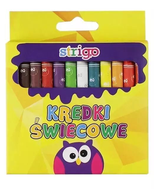 Kredki świecowe 24 kolory. Strigo. Nowy Produkt