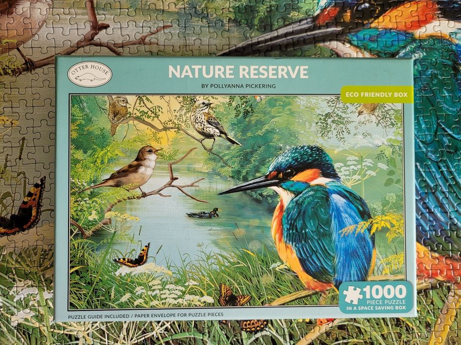 Otter House 1000, Nature Reserve nr 75805, zimorodek, kaczki, jezoro