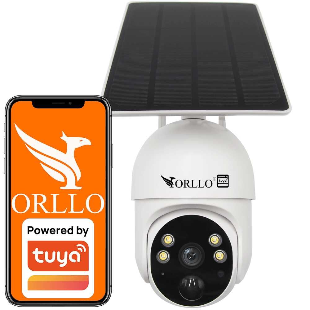 Kamera Bezprzewodowa 4G LTE Obrotowa z Panelem Solarnym ORLLO TZ1 PRO