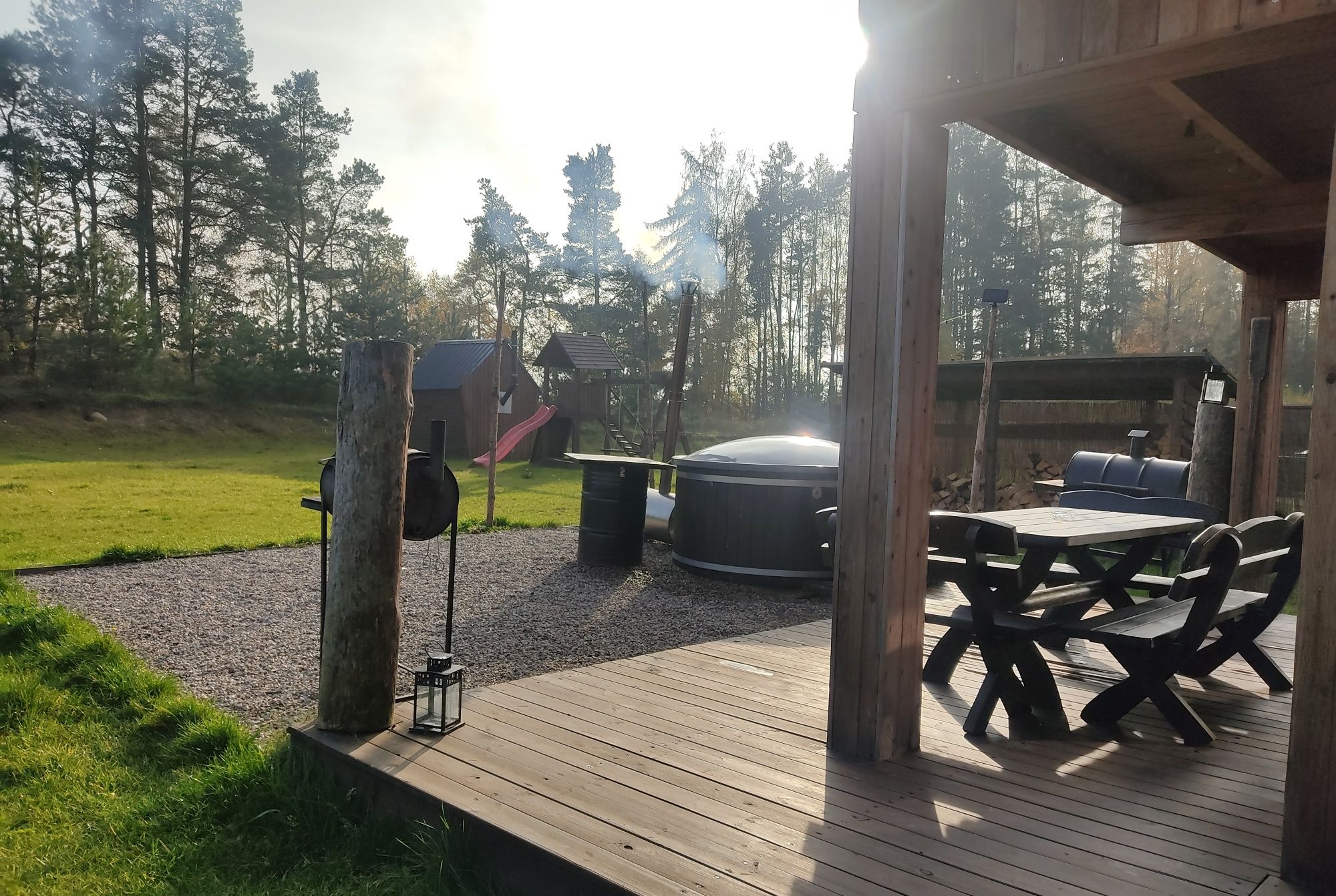 Górskie Kaszuby domki na Kaszubach - Balia, sauna, kominek, całoroczne