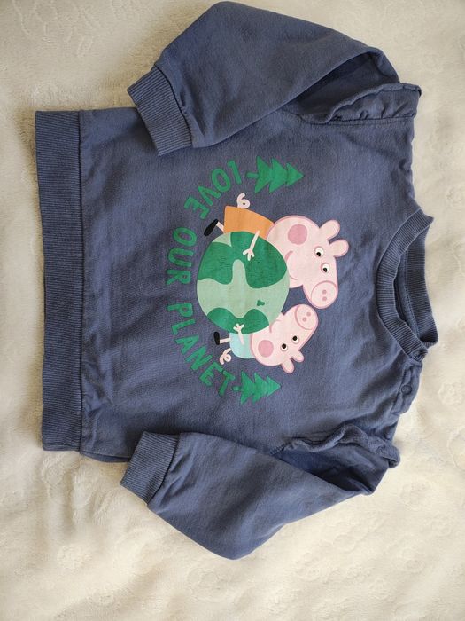 Granatowa bluza Świnka Peppa 86