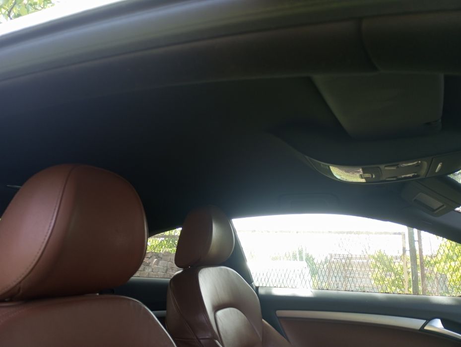 Czarna podsufitka czarny sufit Audi A5 coupe  komplet