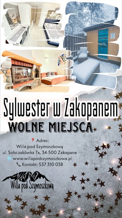 Apartamenty i pokoje w centrum Zakopanego Willa pod Szymoszkową
