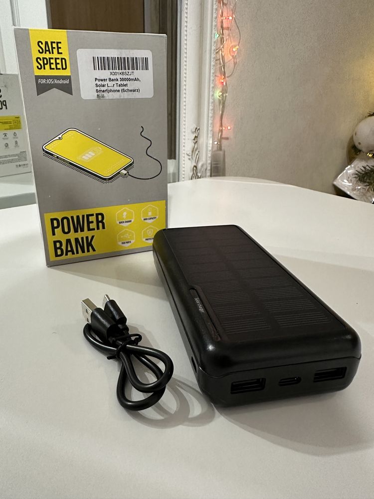 ‼️30000 mAh Power Bank Solar Charger SAFE POWER