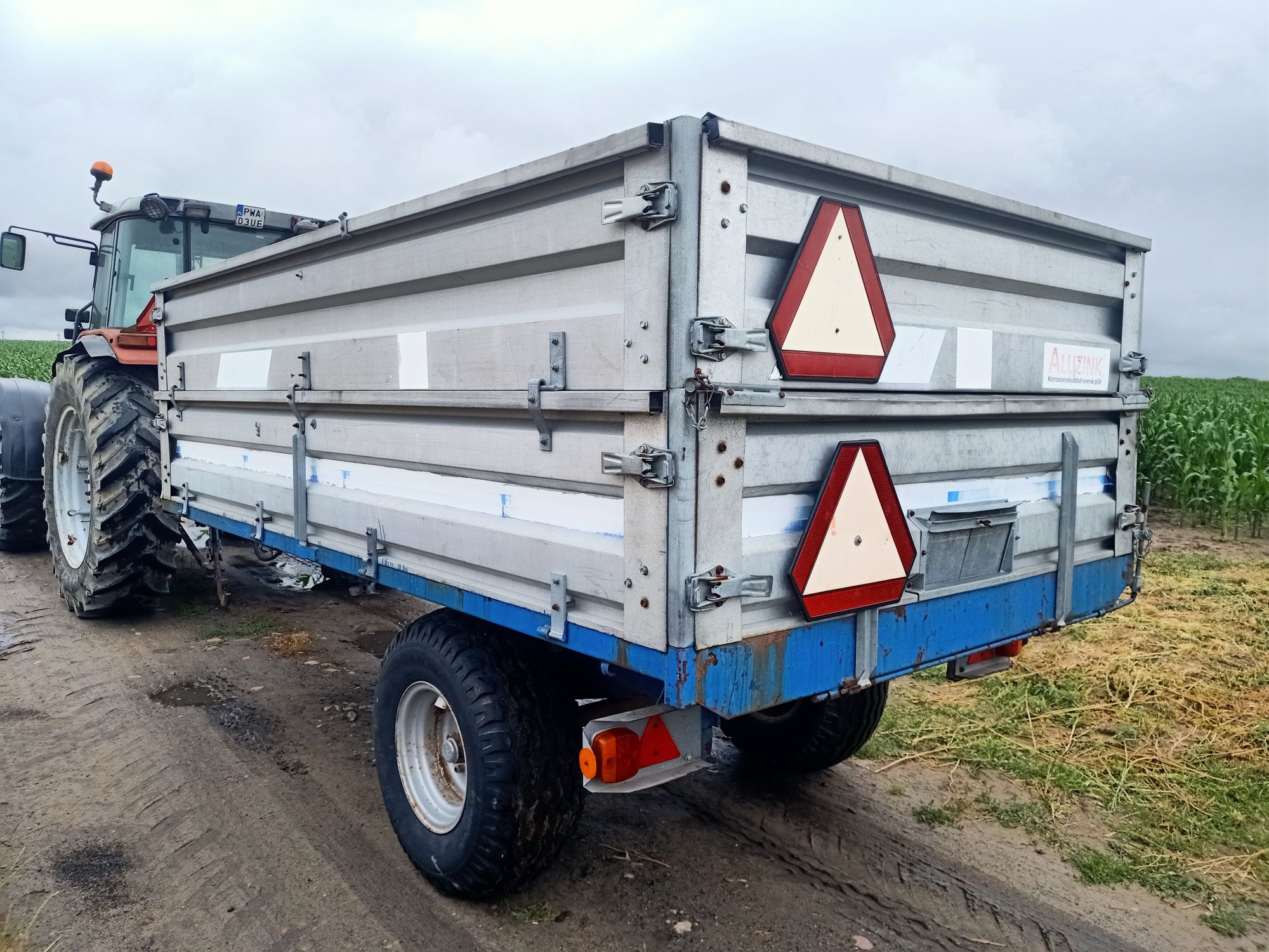 Przyczepa rolnicza Husqvarna 6 ton 1 osiowa zarejestrowana Tim Pronar