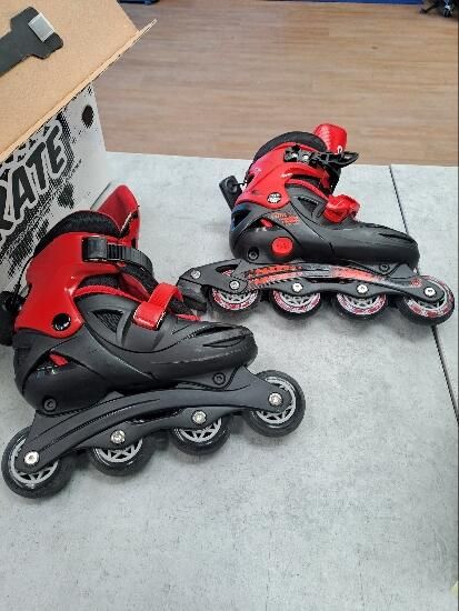 Patins Inline Skate Street X 31-35 Vermelhos