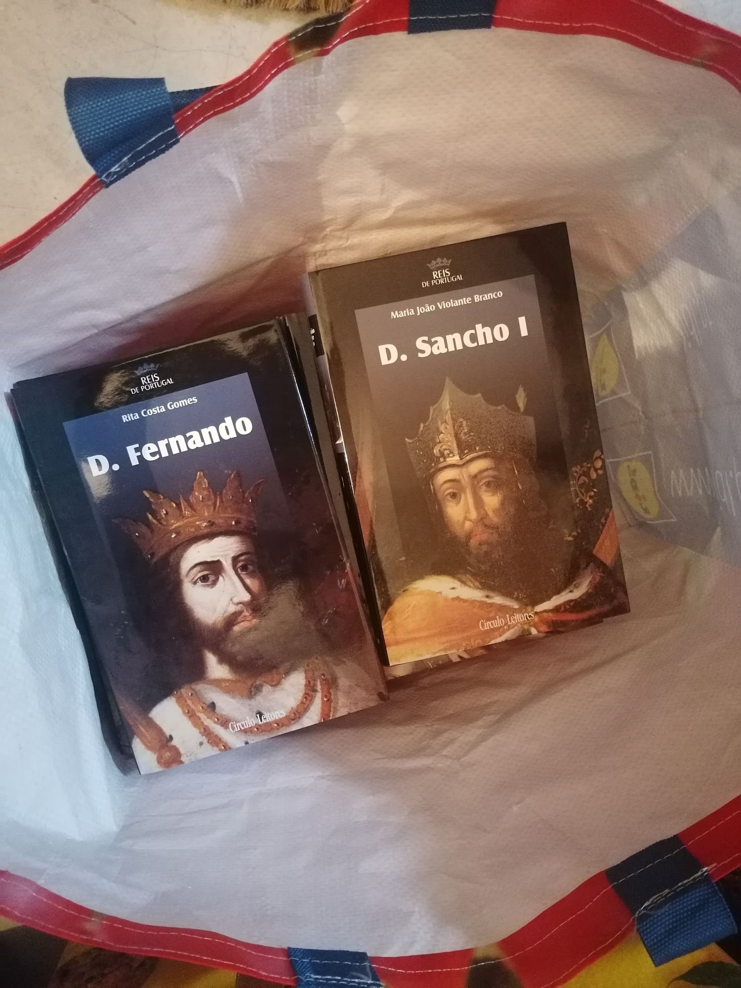 Livros colecção reis de Portugal