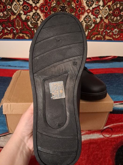 Зимові чоловічі шкіряні ботинки