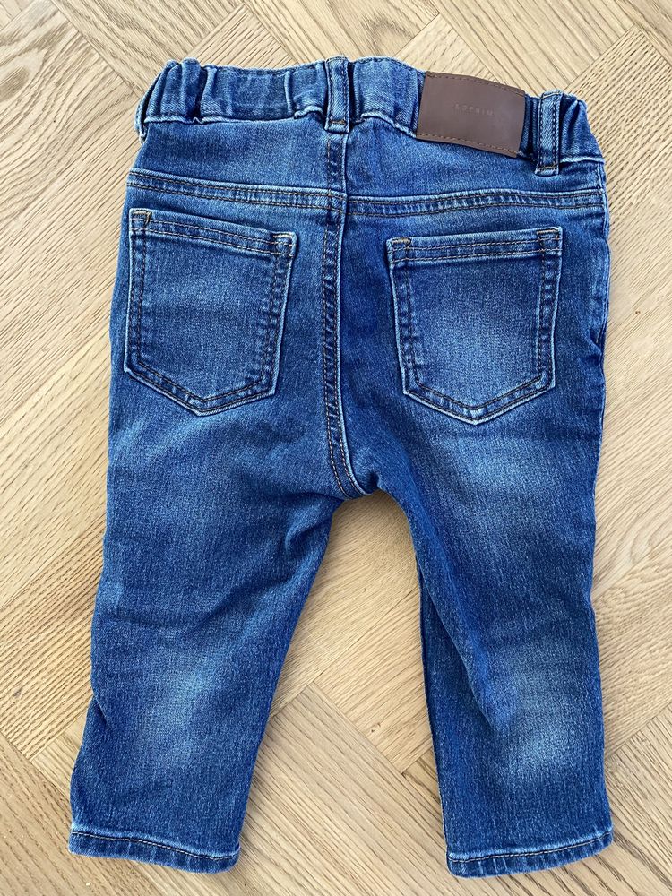 Miekkie jeansy niemowlęce H&M rozmiar 74