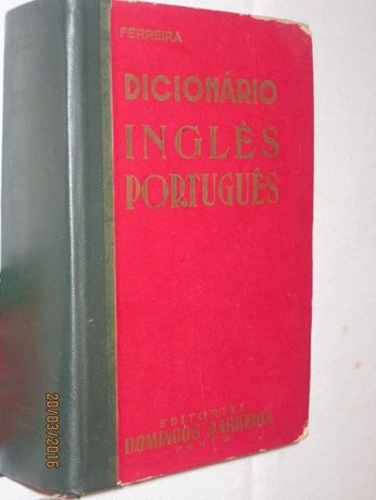 Dicionario Ingles-Portugues , Padre Julio Albino Ferreira 1954