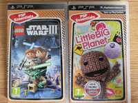 Dwie gry na PSP. Lego Star Wars III, Little Big Planet (ANG/PL)