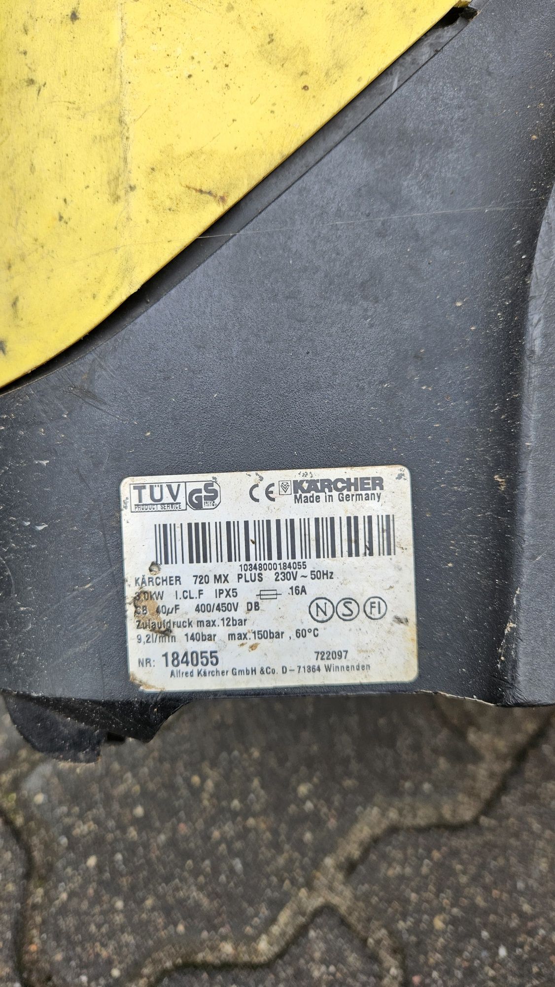 Myjka ciśnienowa karcher 720 MX