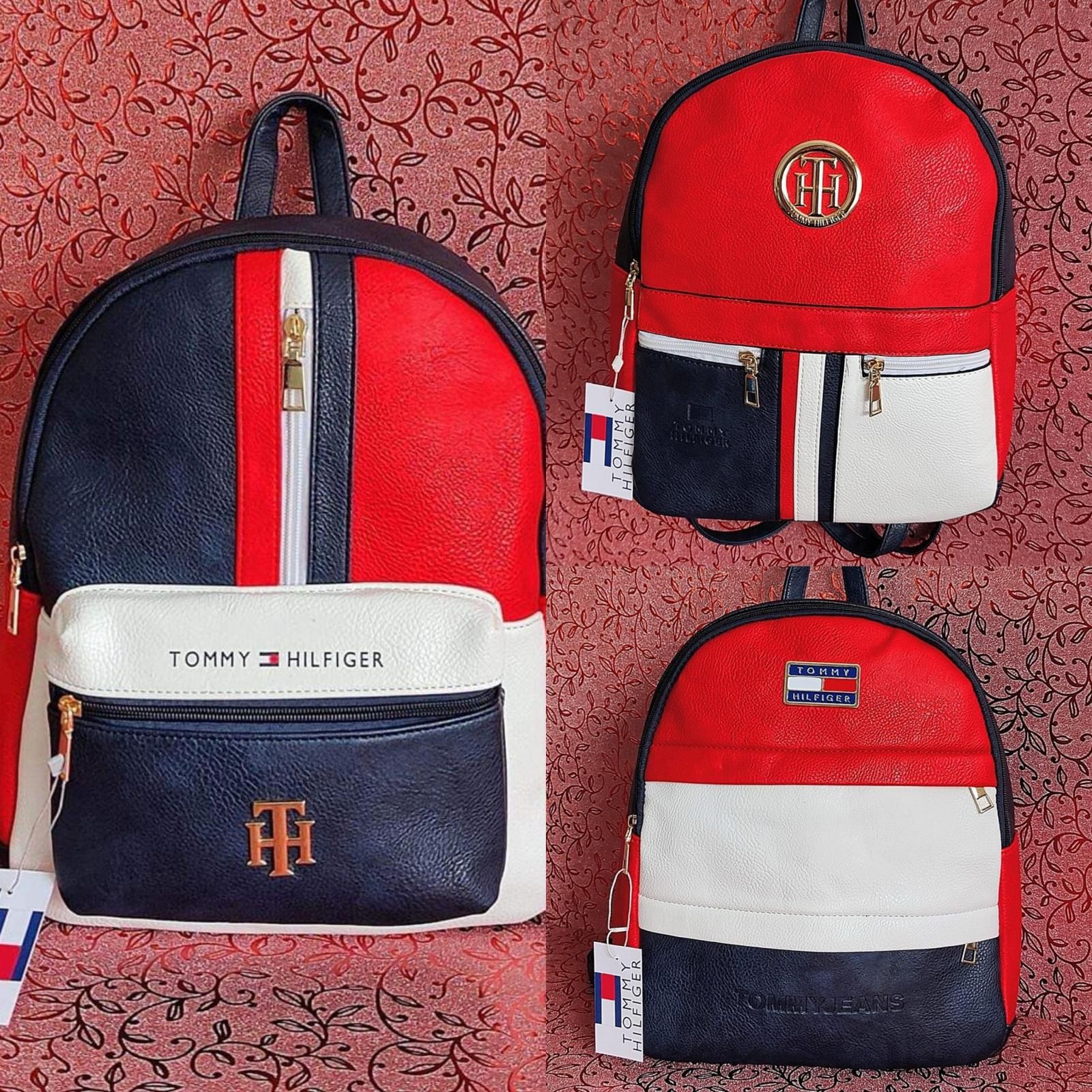 Tommy Hilfiger damski plecak nowy czerwony plecak th!