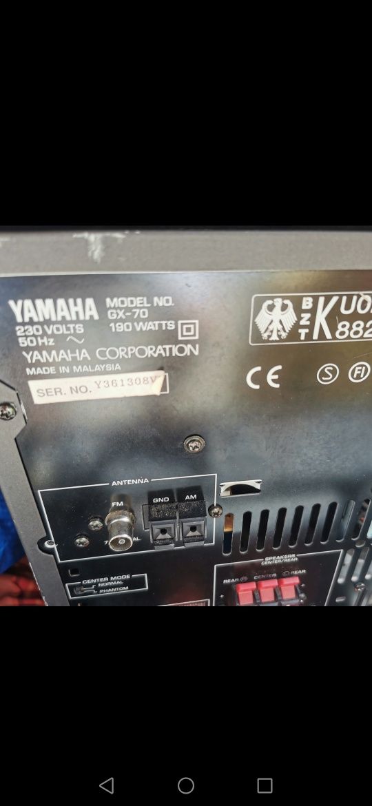 Super wieża Yamaha jednoczęściowa