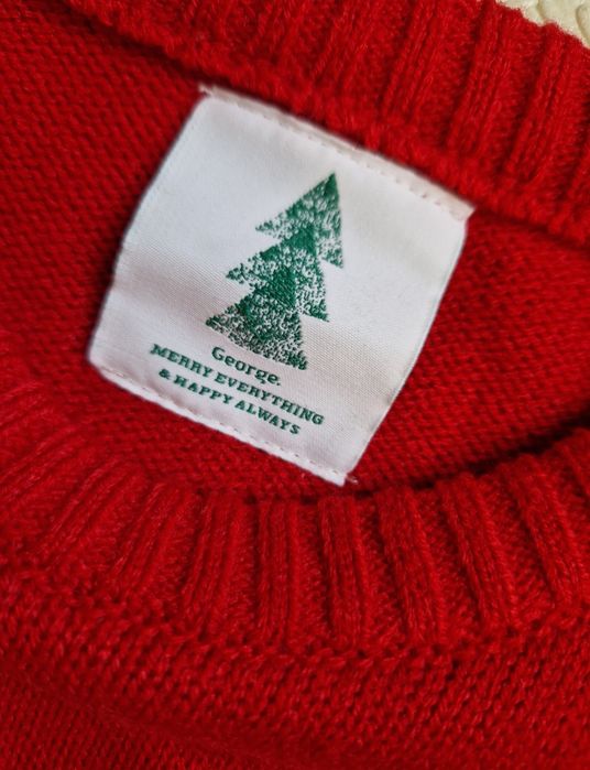 Новорічний Різдвяний светр George Джордж 10-11 р світшот батнік кофта